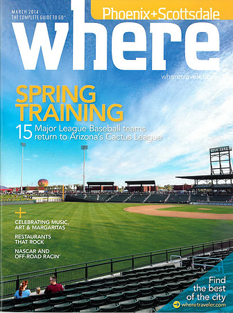 Cover Image~Where Magazine March 2014