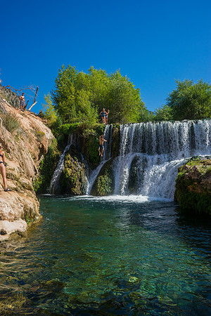 Fossil Creek Waterfall -391
