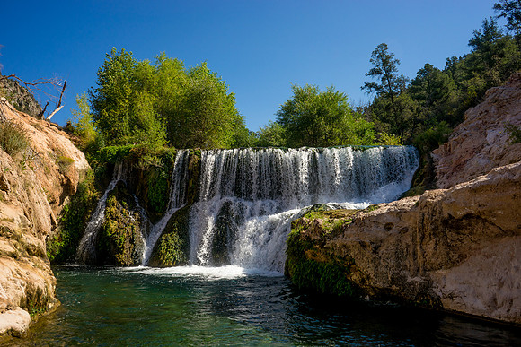 Fossil Creek Waterfall -374