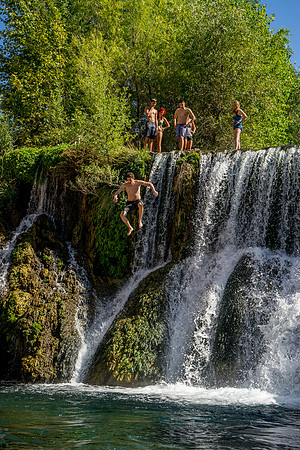 Fossil Creek Waterfall -443