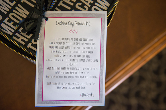 Wedding Day Survival Kit #Scottsdale Weddings #FoskettCreative Photography_